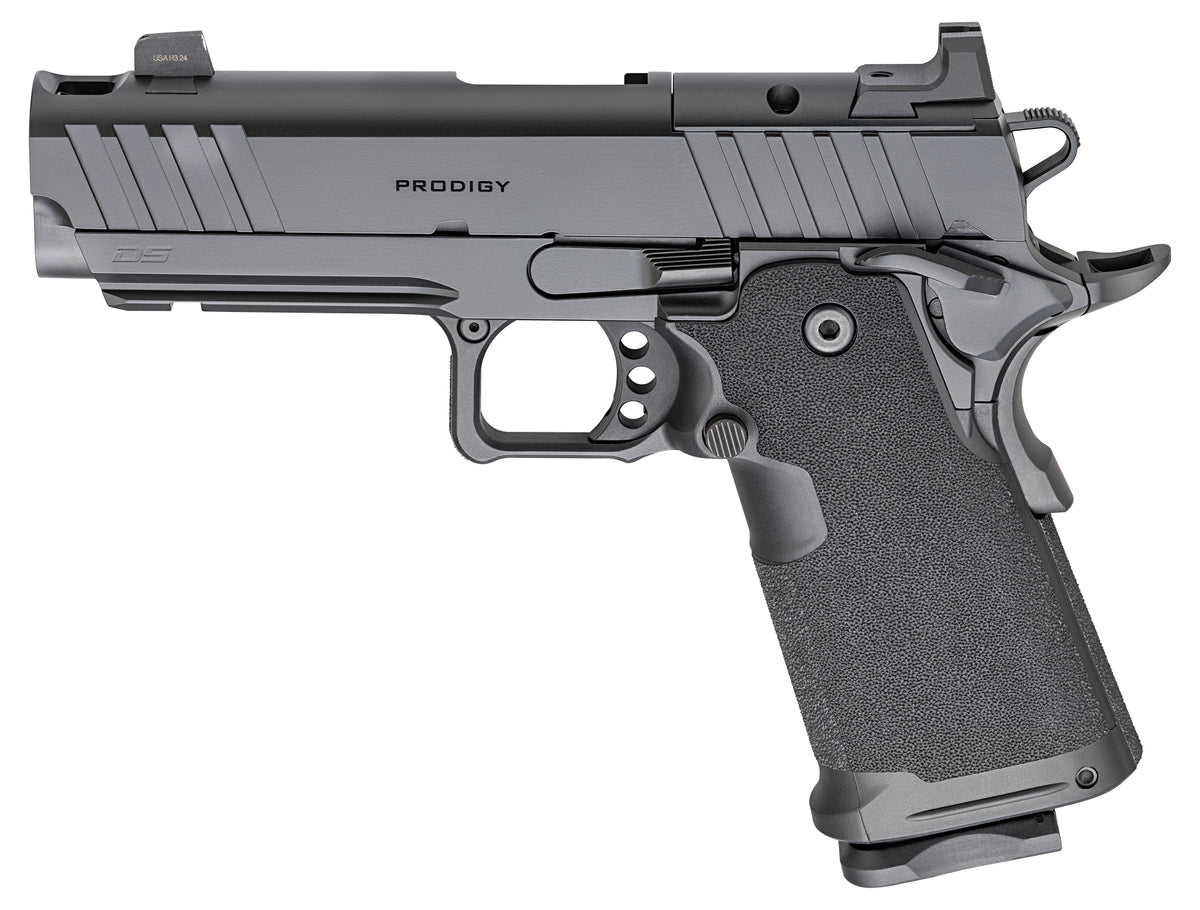 Springfield Armory PH9117AOSLCCOMP Prodigy DS 9mm Luger 10+1 4.25" Stainless Match Grade Bull Barrel, Black Cerakote Optic Ready Carbon Steel Slide & Frame w/Beavertail, Black Polymer Grip
