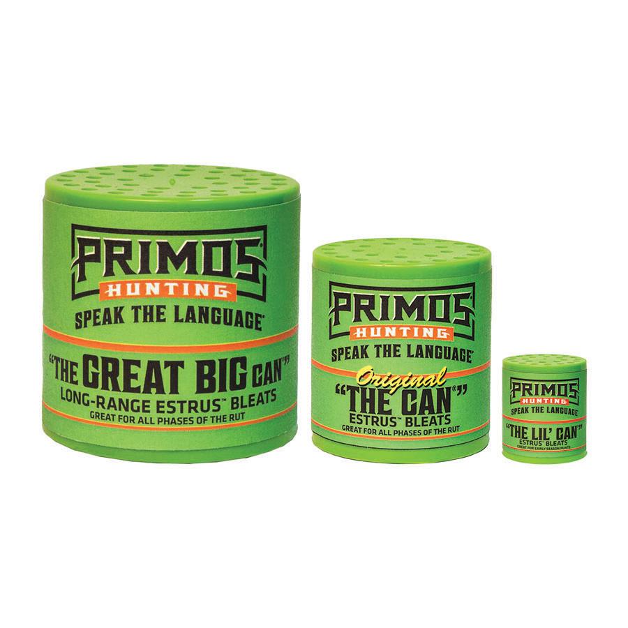 Primos The Can Family Pack with Lil, Original and Great Big Can Deer Calls