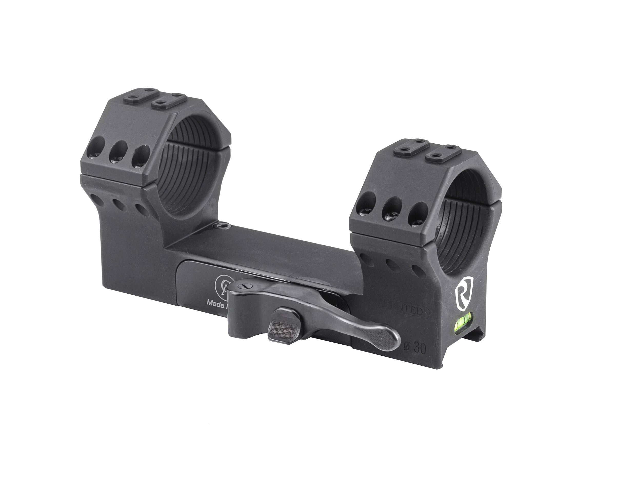 Picatinny Mount 34mm QD 0 MOA Matte Black