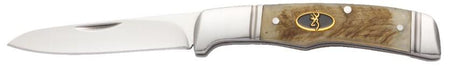Browning Joint Venture Pocket Knife Jigged Sheep Horn Handle 3" Blade