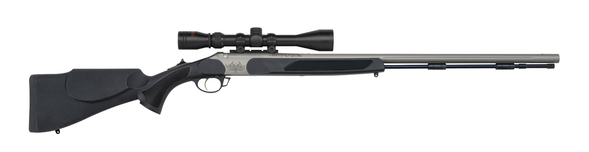Traditions Vortek StrikerFire VAPR Muzzleloader .50 Cal Black Synthetic Stock with 3-9x40mm Duplex Scope Package