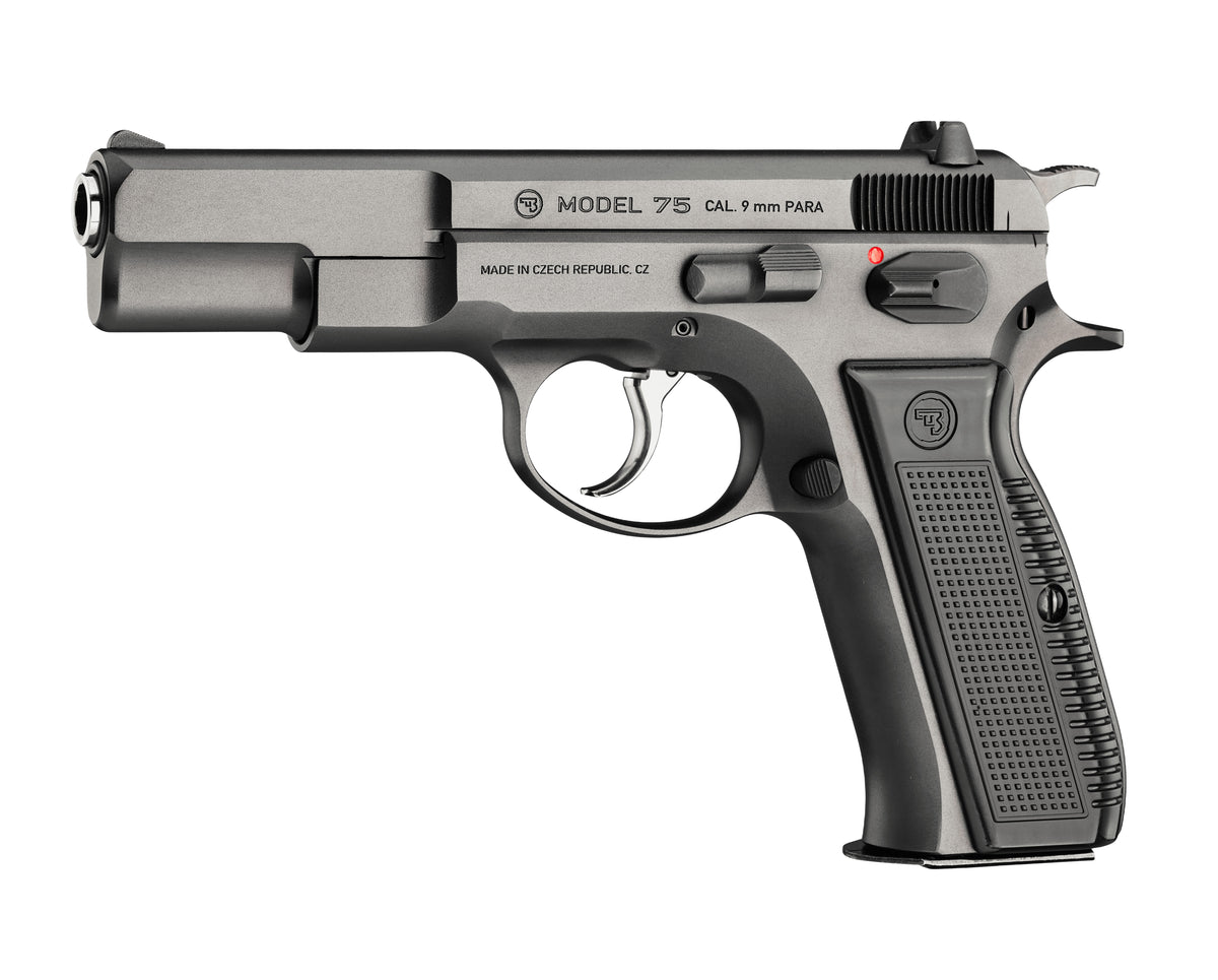 CZ 75 LEGEND 9MM PISTOL BLUED STEEL FIXED SIGHTS, MANUAL SAFETY 2-16RD