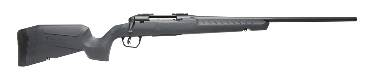 Savage Arms 32123 Axis 2 Compact 308 Win 4+1 20" Matte Black Heavy Sporter Barrel, Matte Black Drilled & Tapped Carbon Steel Receiver, Fixed Matte Gray Synthetic Stock, Right Hand