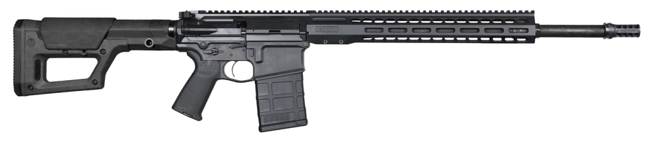 Barrett 18836 REC10 LR 308 Win 20+1 20" Black Match Grade Threaded Barrel, Black Cerakote Aluminum Receiver w/Picatinny Rail, M-LOK Handguard, Magpul MOE Black Polymer Stock & Grip, Ambidextrous