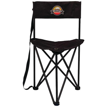 Rhino Blinds Folding Tripod Hunting Chair with Backrest Portable