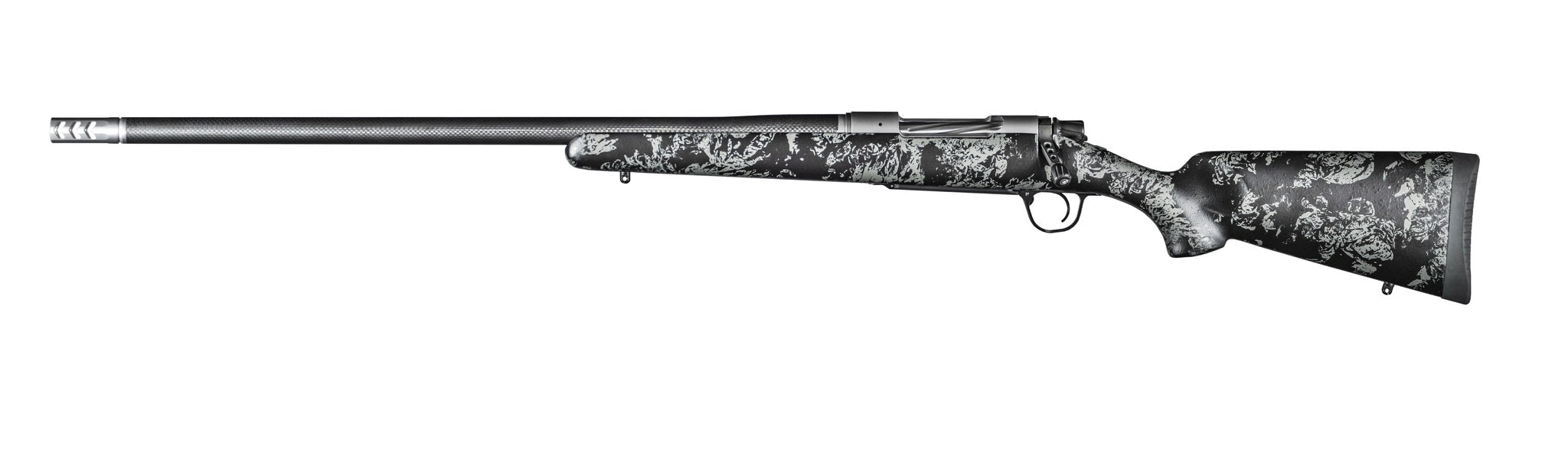 Christensen Arms 8010618200 Ridgeline FFT 300 Win Mag 3+1 22" Carbon Fiber/Threaded Barrel, Stainless Steel, Black with Gray Accents Stock, Left Hand