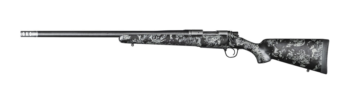 Christensen Arms 8010617400 Ridgeline FFT 7mm-08 Rem 4+1 20" Carbon Fiber/Threaded Barrel, Stainless Steel, Black with Gray Accents Stock, Left Hand