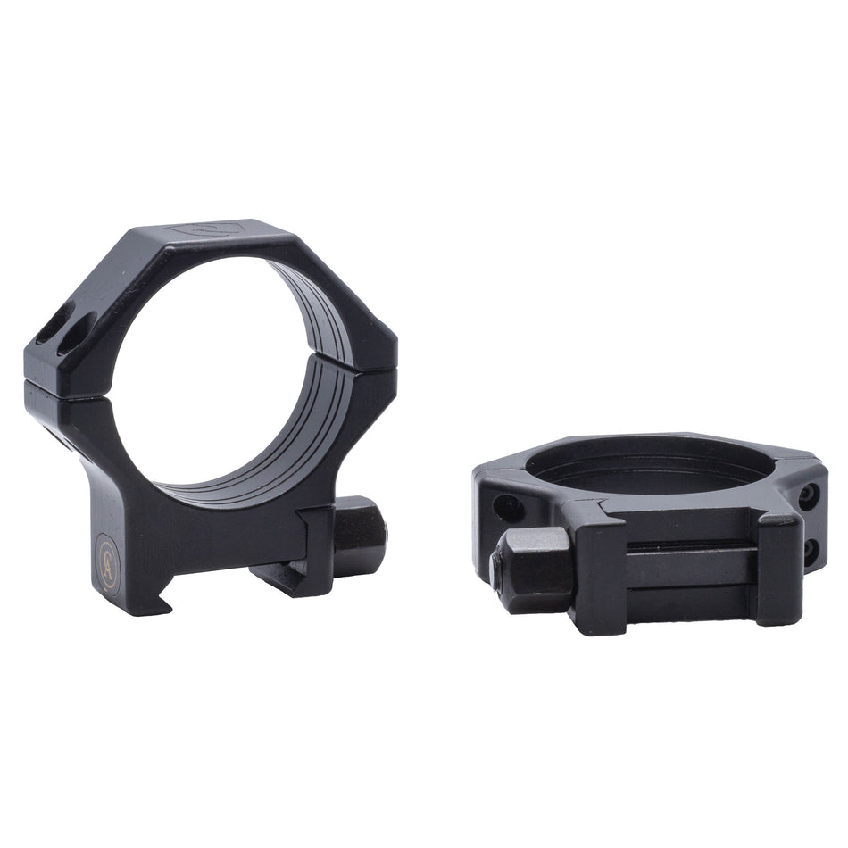 Riton Optics Contessa 34mm Picatinny Scope Rings, Hardened Steel, 8mm Height, Black XRC348S23
