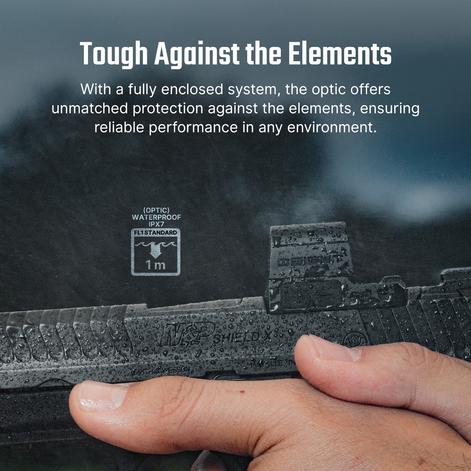 Osight SE Green Dot 6 MOA Enclosed Emitter Optic with RMSc Footprint and Side-Loading Battery