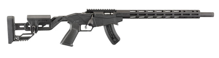 Ruger 8404 Precision Rimfire 22 WMR 15+1 18" Threaded Barrel, Hard Coat Anodized Finish, 15" Free-Float Handguards w/M-Lok Slots, Synthetic Adjustable Quick-Fit Precision Rimfire Stock, Black Polymer