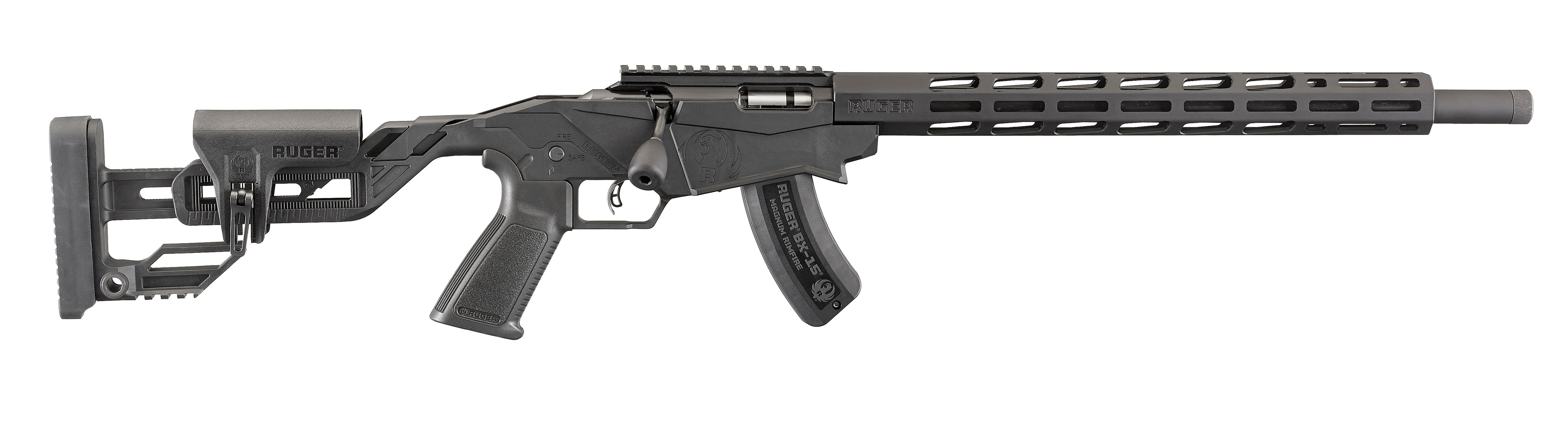 Ruger 8402 Precision Rimfire 17 HMR 15+1 18" Threaded 1137 Alloy Steel Barrel, Hard Coat Anodized Finish, Adjustable Quick-Fit Precision Stock, 0 MOA Picatinny Rail, Optics Ready