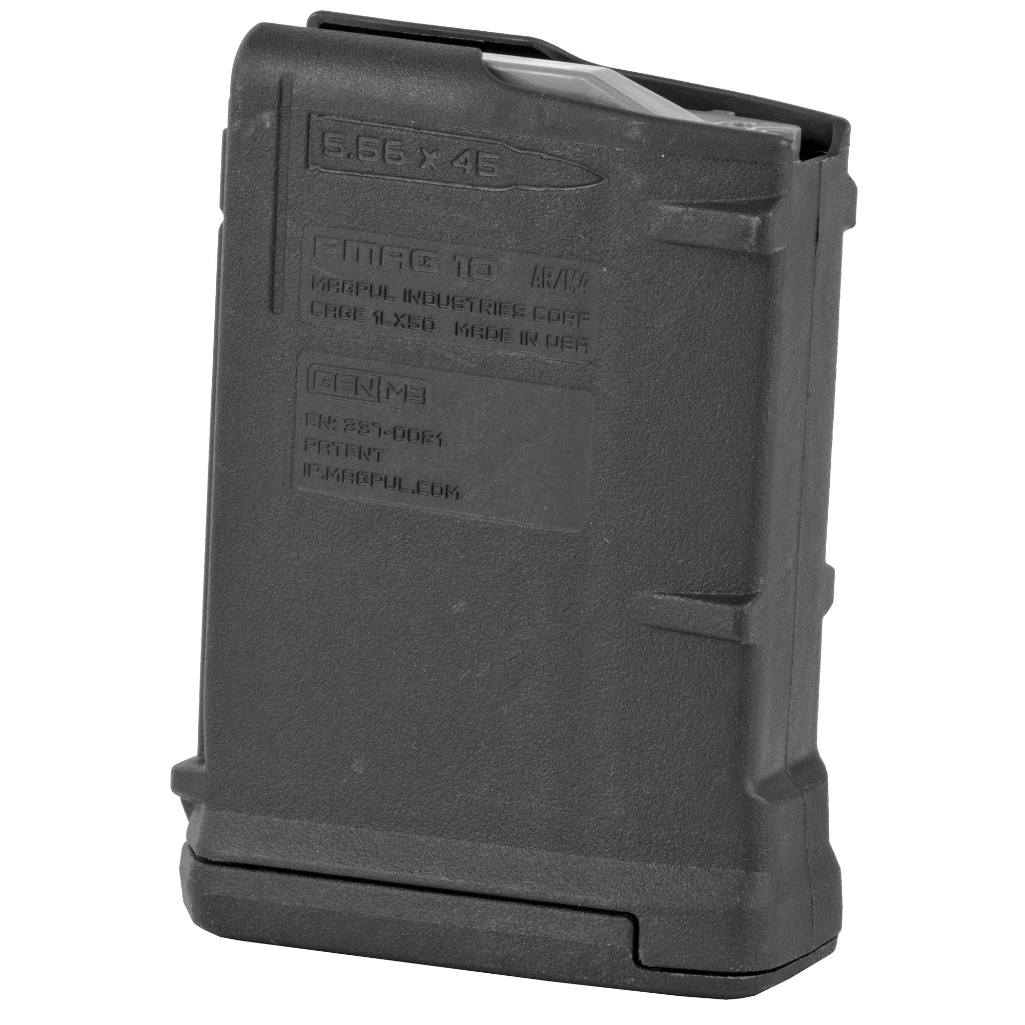 Magpul Industries PMAG GEN M3 Magazine, 223 Rem/556NATO 10 Round Black