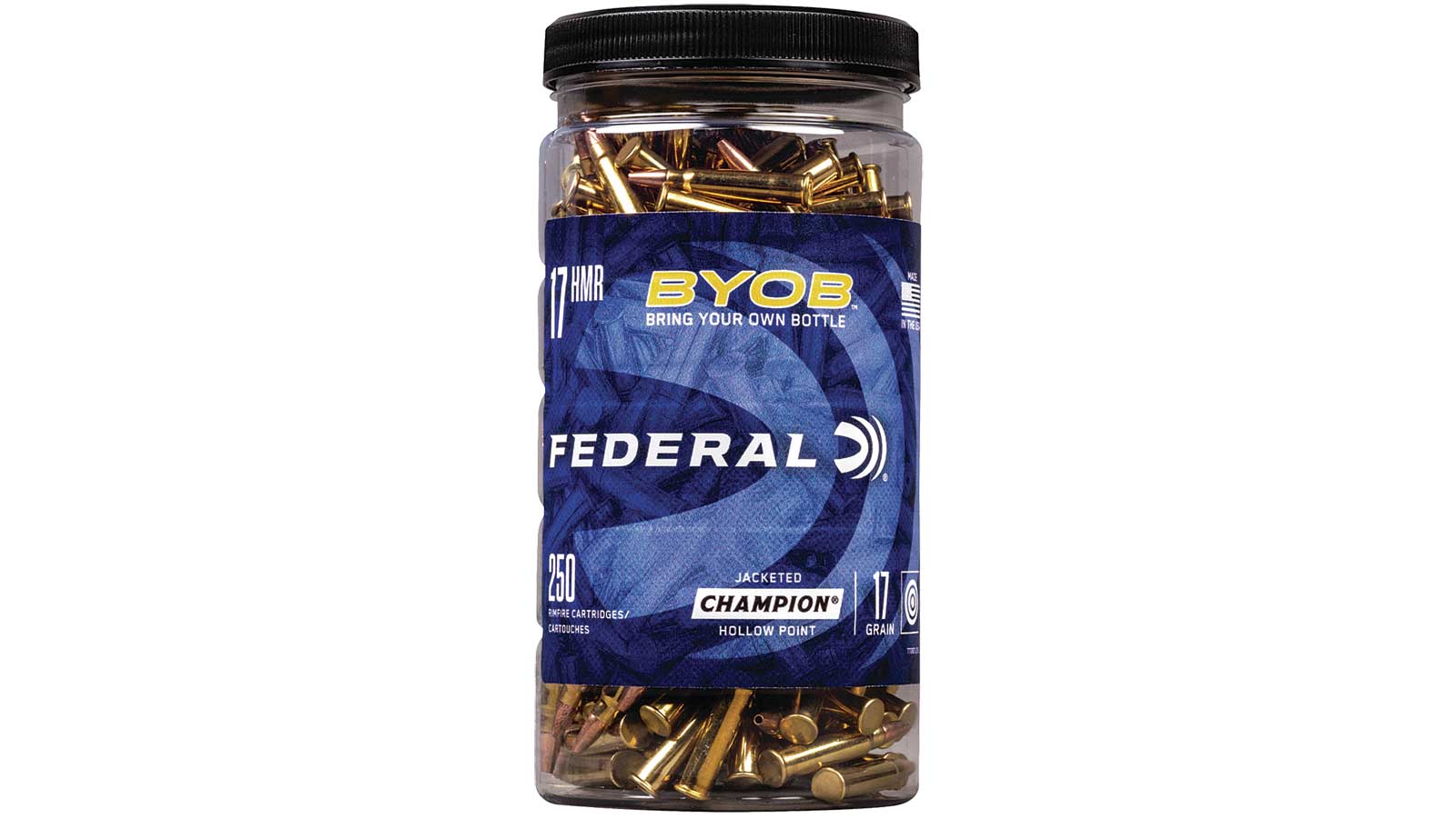 Federal 770BTL250 Champion Training BYOB Speer TNT Jacketed Hollow Point  17 Grain .17 HMR