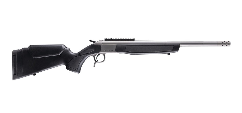 CVA CR4446S Cascade Takedown 300 Blackout 1rd 20" Matte Stainless Steel Threaded Barrel & Receiver w/Picatinny Rail, Black Synthetic Stock