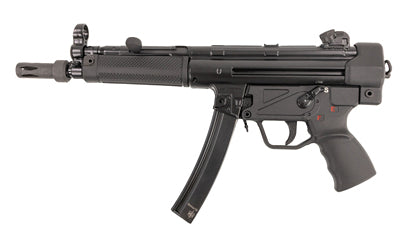 MAC 12750004 5 9mm Luger 30+1 8.90" Black Phosphate Steel Threaded Barrel, Black Phosphate Optics Ready Receiver/Frame, Black Grip, Ambidextrous
