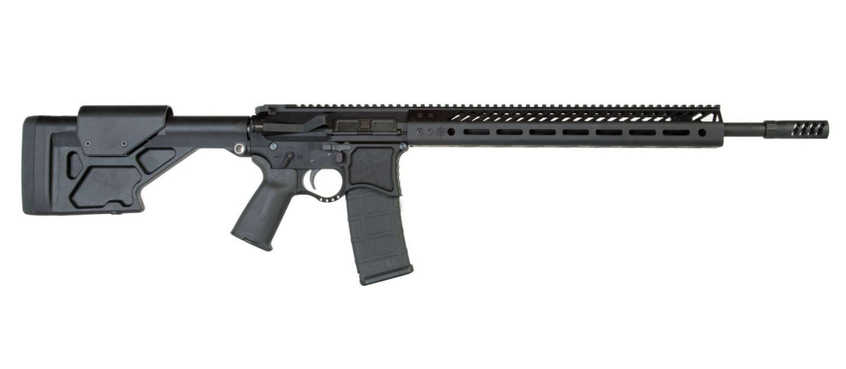 Seekins Precision 0011300071-F DMR 223 Wylde 16" Black Stainless Steel Barrel, Black Picatinny Rail Aluminum Receiver, Black Synthetic Stock, Black Polymer Grip, Ambidextrous