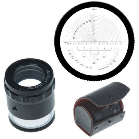 10X Magnifier with Measurement Scale
