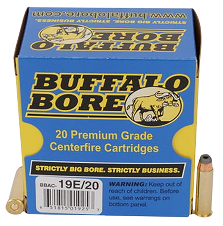 Buffalo Bore Ammunition 19E20 Tactical Strictly Business 357 Mag 158 gr Jacketed Hollow Point (JHP) 20 Per Box/ 12 Cs
