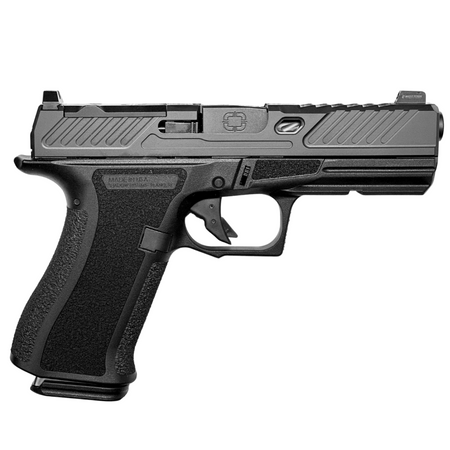 Shadow Systems SS-5056 CR920XL Elite Sub-Compact Frame 9mm Luger 10+1 4.18" Black Nitride Match Grade Barrel, Long/Optic Cut/Serrated/Window Cut Slide, Black Polymer Frame w/Beavertail & Picatinny Rai