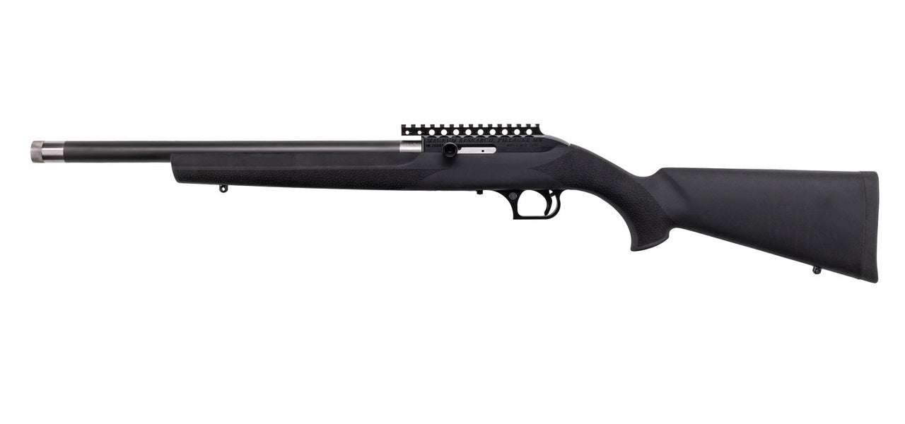 Magnum Research SSH22GT Magnum Lite SwitchBolt Full Size 22 LR 10+1 16.50" Black Anodized Carbon Steel/Threaded Barrel, Black w/Integral Scope Base Receiver, Black Fixed Hogue OverMolded Stock, Right