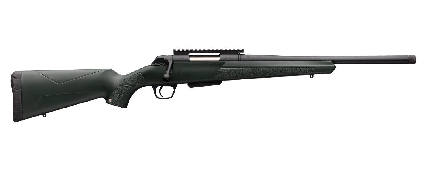 Winchester Repeating Arms 535757294 XPR Stealth 6.5 PRC Caliber with 3+1 Capacity, 16.50" Threaded Barrel, Black Perma-Cote Metal Finish & Green Synthetic Stock Right Hand (Full Size)