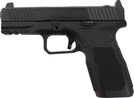Rock Island 566119mm Luger 17+1 4.49" Black Barrel, Black PVD Coating Slide, Black Anodized Frame, Black Aluminum Grip