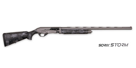Weatherby XST1228MAG Sorix Full Size 12 Gauge Semi-Auto 3" 2+1 28" Gray Cerakote Vent Rib Barrel & Drilled & Tapped Steel Receiver, Storm Camo Synthetic Stock w/Adj Shim, Ambidextrous
