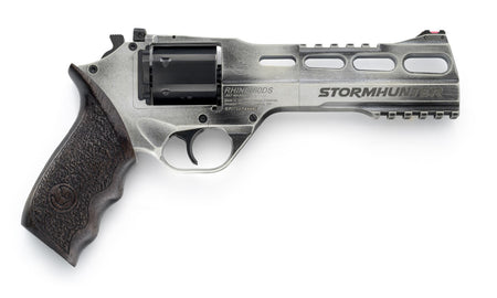 Chiappa Firearms 340334 Rhino 60DS Limited Edition 357 Mag 6 Shot 6" Stormhunter (White) Steel Vent Rib Barrel, Cylinder & Aluminum Frame, Black Walnut Grip, Hammer Safety