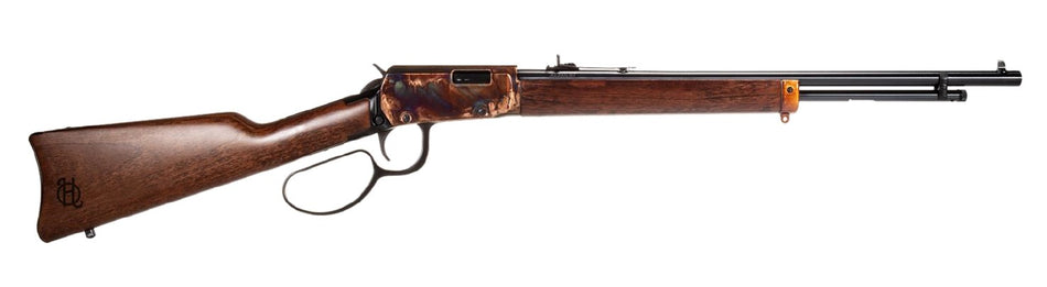Heritage Mfg STR22LCH20 Settler 22 LR 15+1 20" Black Oxide Alloy Steel Barrel, Color Case Hardened Aluminum Receiver, Walnut Fixed Stock, Right Hand