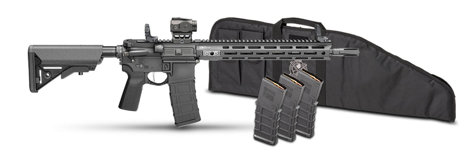 Springfield Armory STV914556BV2B5PAC SAINT Victor V2 Gear Pac 5.56 NATO 30+1 14" Black Melonite Barrel, Black Hardcoat Anodize Aluminum Receiver w/Picatinny Rail, M-LOK Handguard, B5 Enhanced Sopmod B