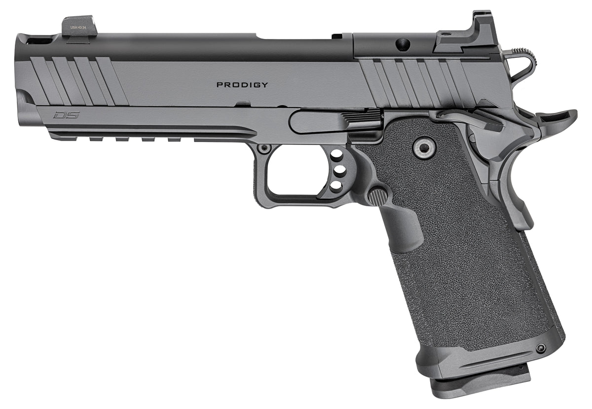 Springfield Armory PH9119AOSLCCOMP Prodigy 9mm 10+1 5" Stainless Black Cerakote Optic Ready Carbon Steel Slide Black Polymer Grip