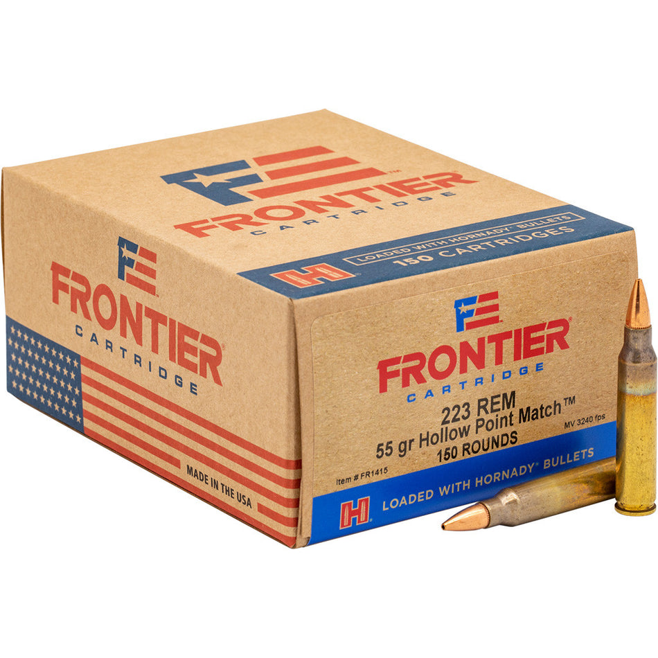 Frontier Cartridge Lake City Military Grade .223 Remington 55 gr BTHP ammo