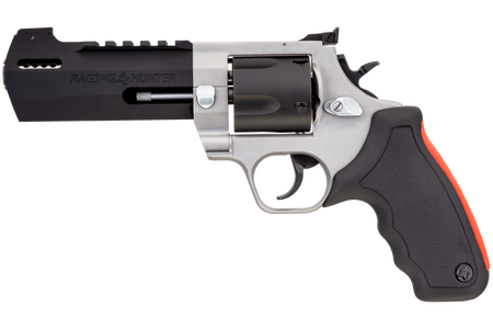 Taurus 2500055RH Raging Hunter Large Frame 500 S&W Mag 5rd 5.12" Matte Black Ported/Target Crown Barrel, Matte Black Oxide Cylinder, Matte Stainless Stainless Steel Frame, Black Rubber Grip