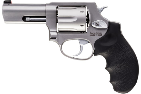 Taurus 2-85639NS 856 Defender Small 38 Special +P 6 Shot 3" Matte Stainless Steel Barrel, Cylinder & Frame, Hogue Finger Grooved Grip, Transfer Bar Safety, Exposed Hammer