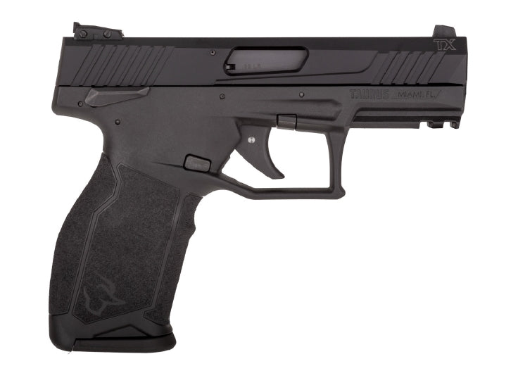 Taurus 1TX2234110 TX22 Full Size 22 LR 10+1, 4.16" Matte Black Steel Barrel, Black Hard Coat Anodized Serrated Slide, Black Polymer Frame w/Picatinny Rail