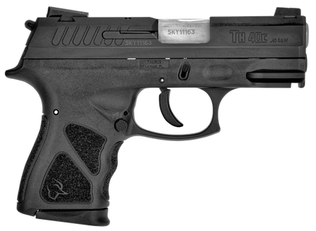 Taurus 1TH40C031 THc Compact 40 S&W 15+1/11+1 3.54" Matte Stainless Steel, Barrel Matte Black Serrated Slide, Black Polymer Frame w/Picatinny Rail, Black Finger Grooved Polymer Grip, Right Hand
