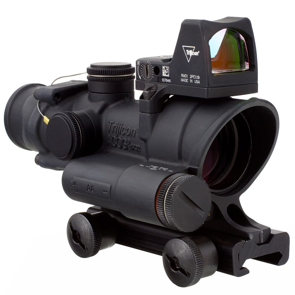 Trijicon ACOG TA02 Rifle Scope 4x32mm Red Crosshair .223 Reticle