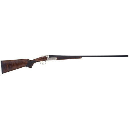 TriStar 38141 Bristol SxS Full Size 410 Gauge Break Open 3" 2rd 28" Blued Side By Side Barrel, Nickel Engraved w/24K Gold Inlay Steel Receiver, Fixed Oiled Turkish Walnut Stock, Right Hand