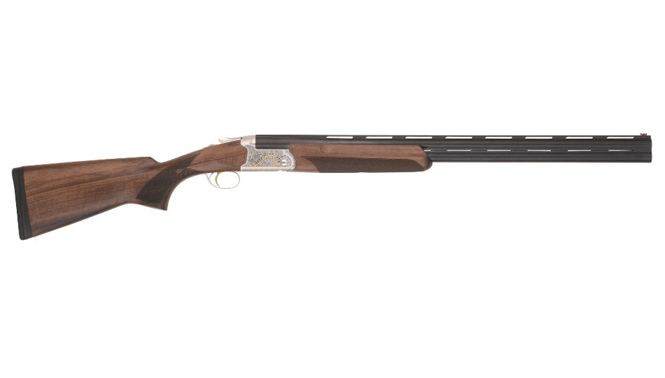 TriStar 33130 Trinity II Full Size 12 Gauge Break Open 3" 2rd 28" Black Over/Under Vent Rib Barrel, Acid Etched w/24K Gold Inlay Stainless Steel Receiver, Fixed Turkish Walnut Stock, Right Hand