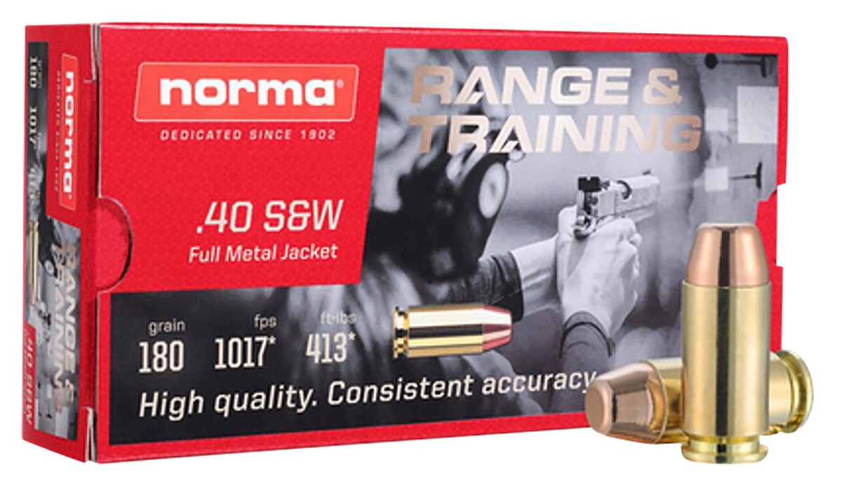 Norma Self Defense NXD .40 S&W 180 gr Solid ammo