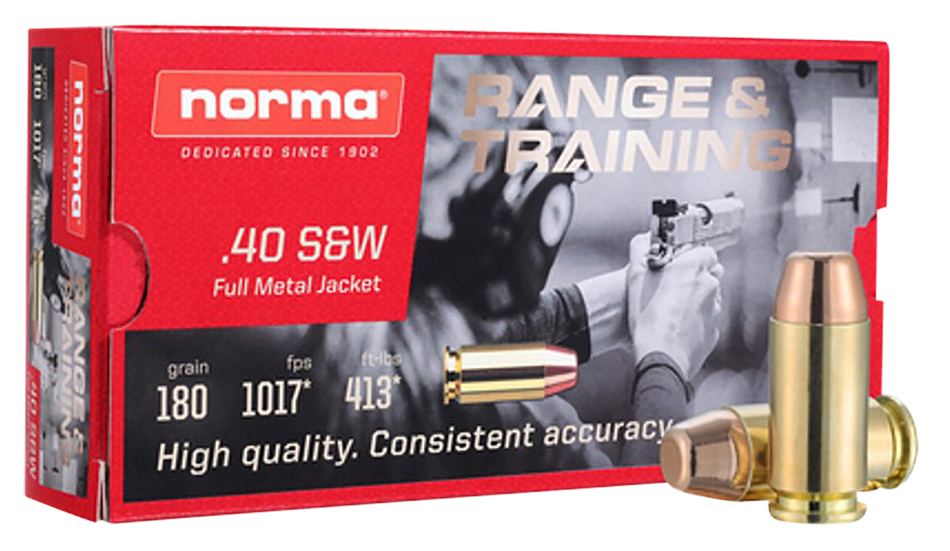 Norma Self Defense NXD .40 S&W 180 gr Solid ammo
