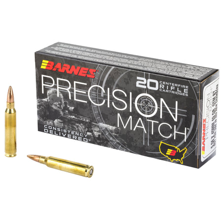 Barnes Precision Match 5.56x45mm NATO 69 gr OTM ammo