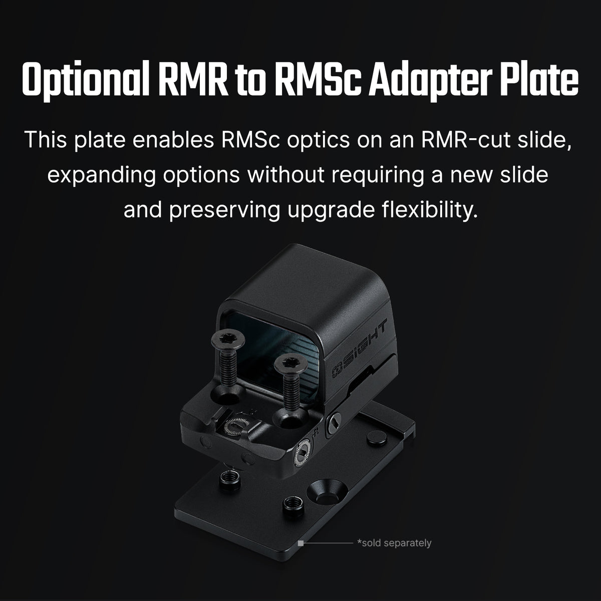 Osight SE 1x 2 MOA Dot and 32 MOA Circle Red Dot Sight RMSc Footprint