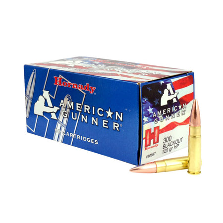Hornady American Gunner .300 AAC Blackout 125 gr JHP ammo