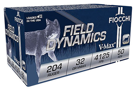Fiocchi Field Dynamics .204 Ruger 32 gr PolyTip ammo