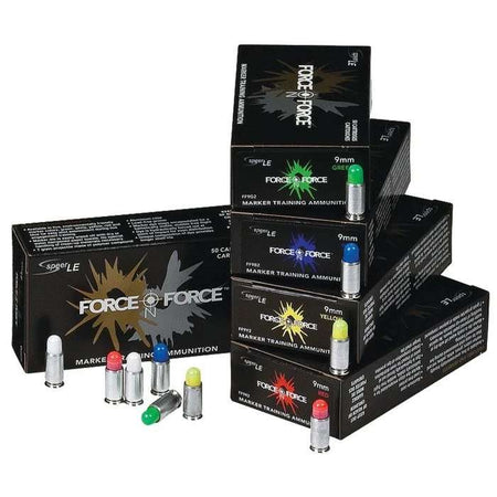 Speer LE Force On Force 9mm Training Marker Rounds - Blue