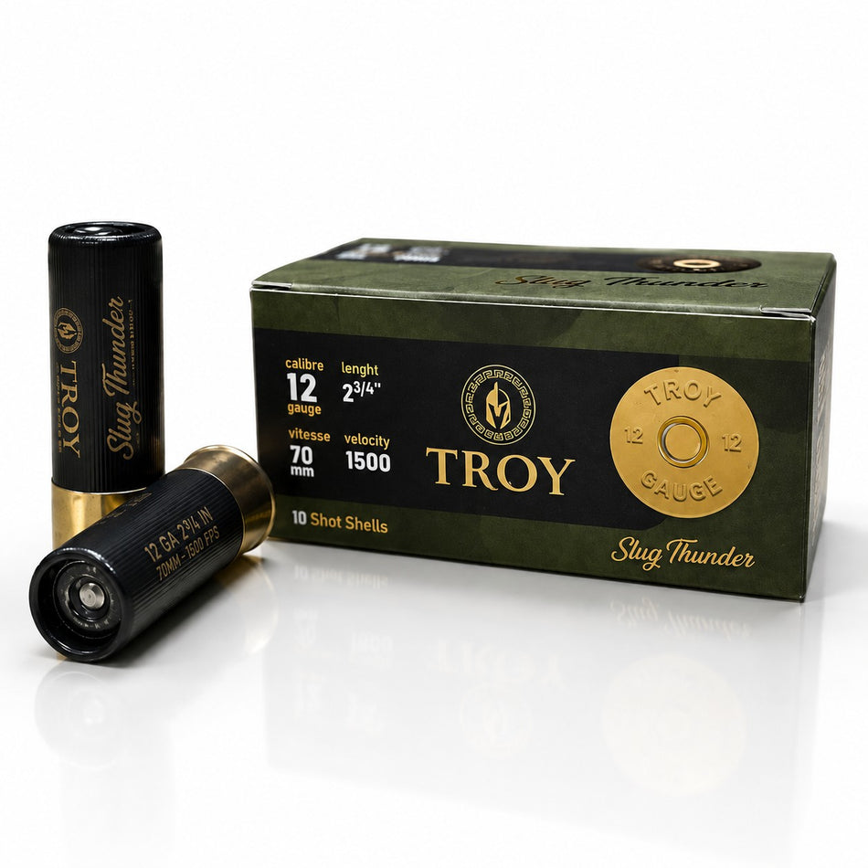 Troy Slug-Thunder 12 Gauge 2.75" 1.1oz Rifled Slug 1500 FPS