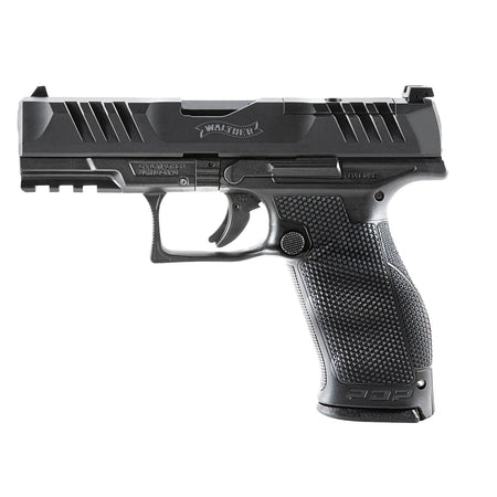 Walther Arms 2854694 PDP Optic Ready 9mm Luger 4" Barrel 10+1, Polymer Frame With Picatinny Acc. Rail, Optic Cut Super Terrain Serrated Steel Slide, Performance Duty Trigger, Manual Safety