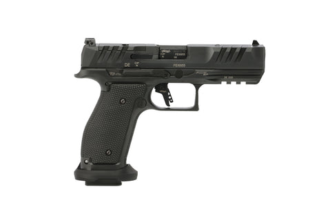 Walther Arms 2897008 PDP Pro Full Size Frame 9mm Luger 20+1 4.50" Black Steel Barrel, Black Optic Ready/Serrated Steel Slide, Black Steel Frame w/Picatinny Rail, Textured Polymer Grip