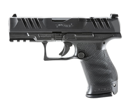 Walther Arms 2851229 PDP Compact Optic Ready 9mm Luger 4" 15+1 Black Black Steel Slide Performance Duty Textured Black Polymer Grip
